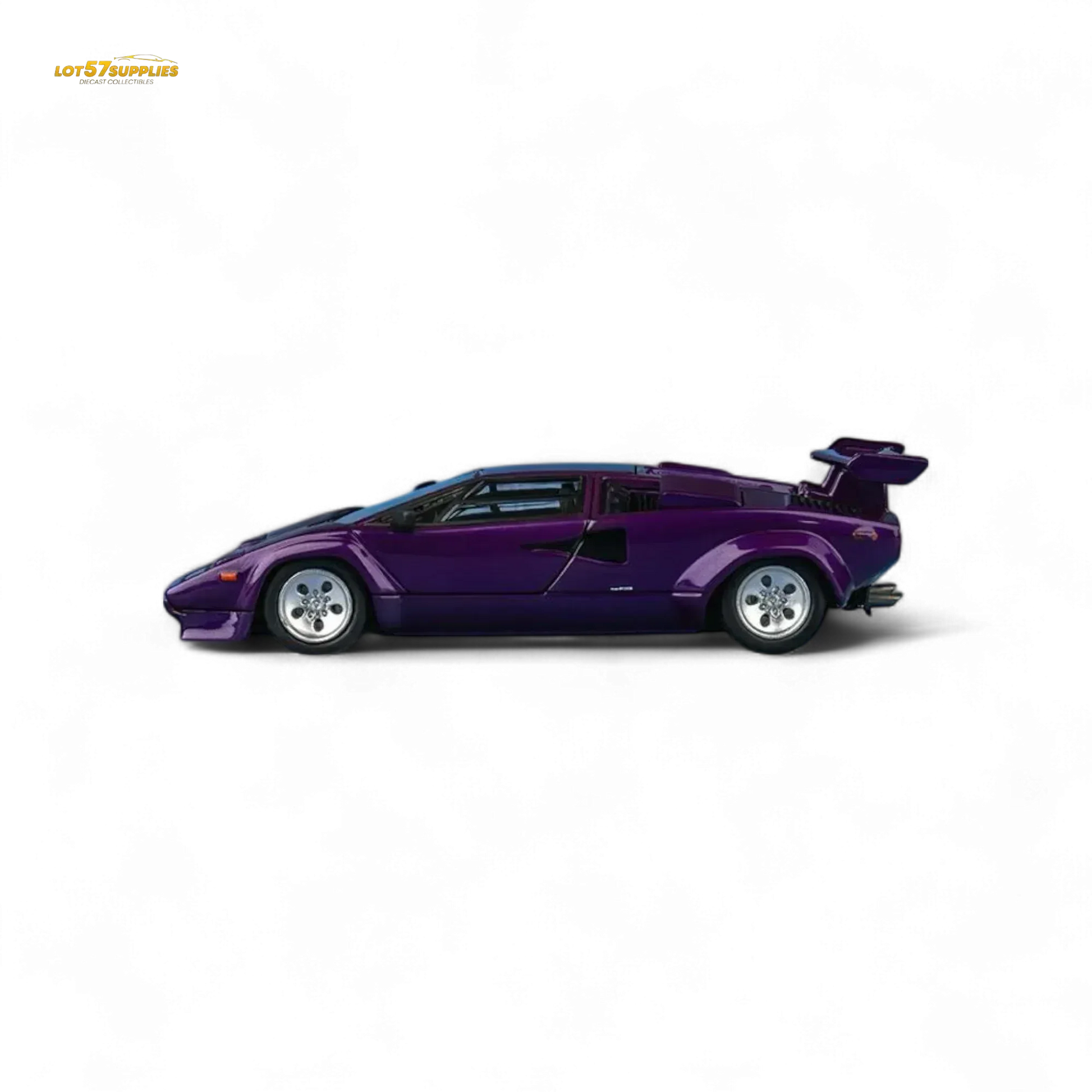 Findclassically Countach LP5000S - Metallic Purple w/ Wing 1:64 - ToylandEU