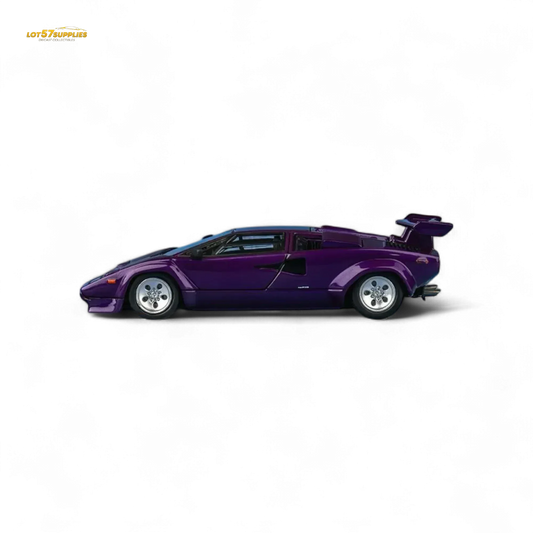  Findclassically Countach LP5000S Metallic Purple w/ Wing 1:64 -  ToylandEU™