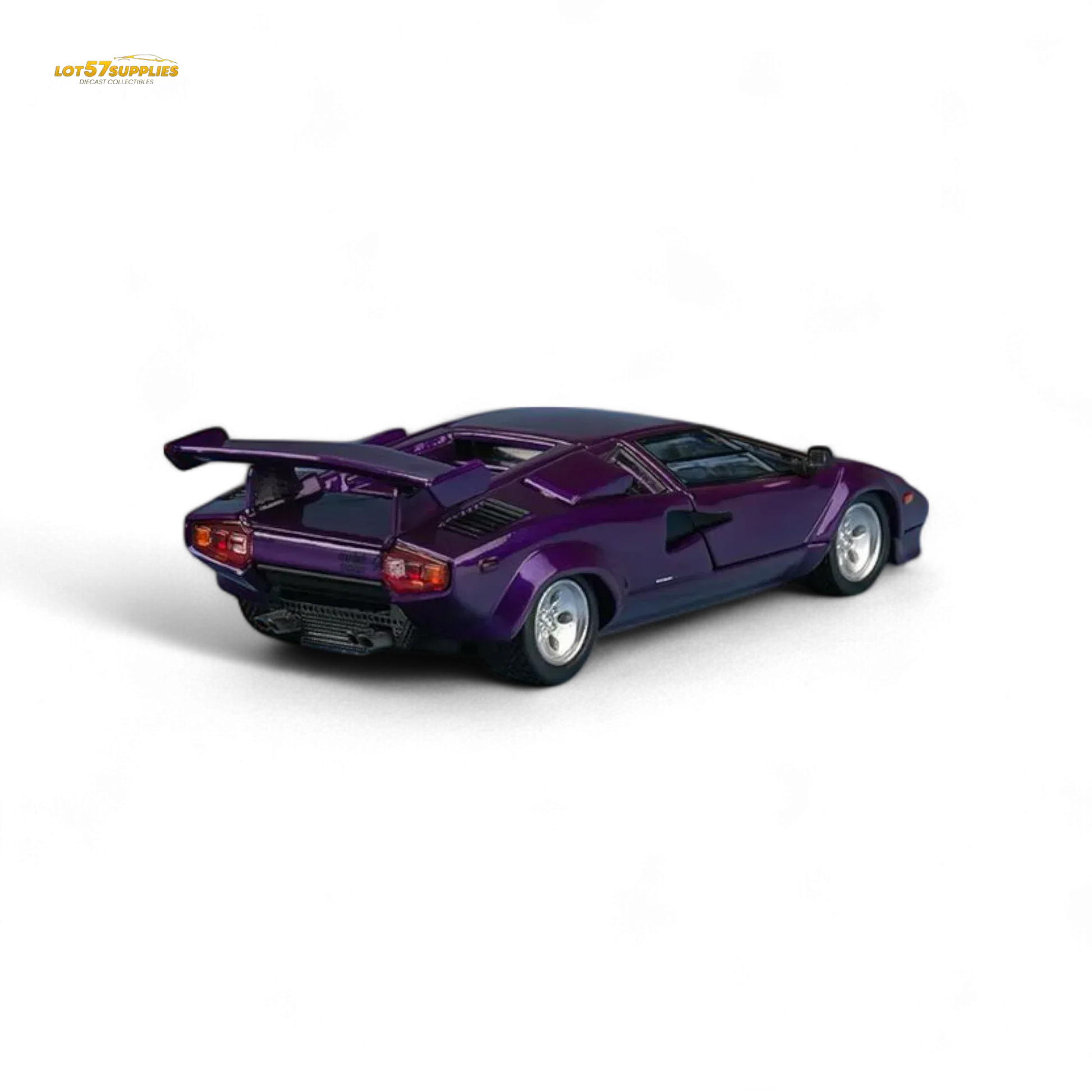 Findclassically Countach LP5000S - Metallic Purple w/ Wing 1:64 - ToylandEU