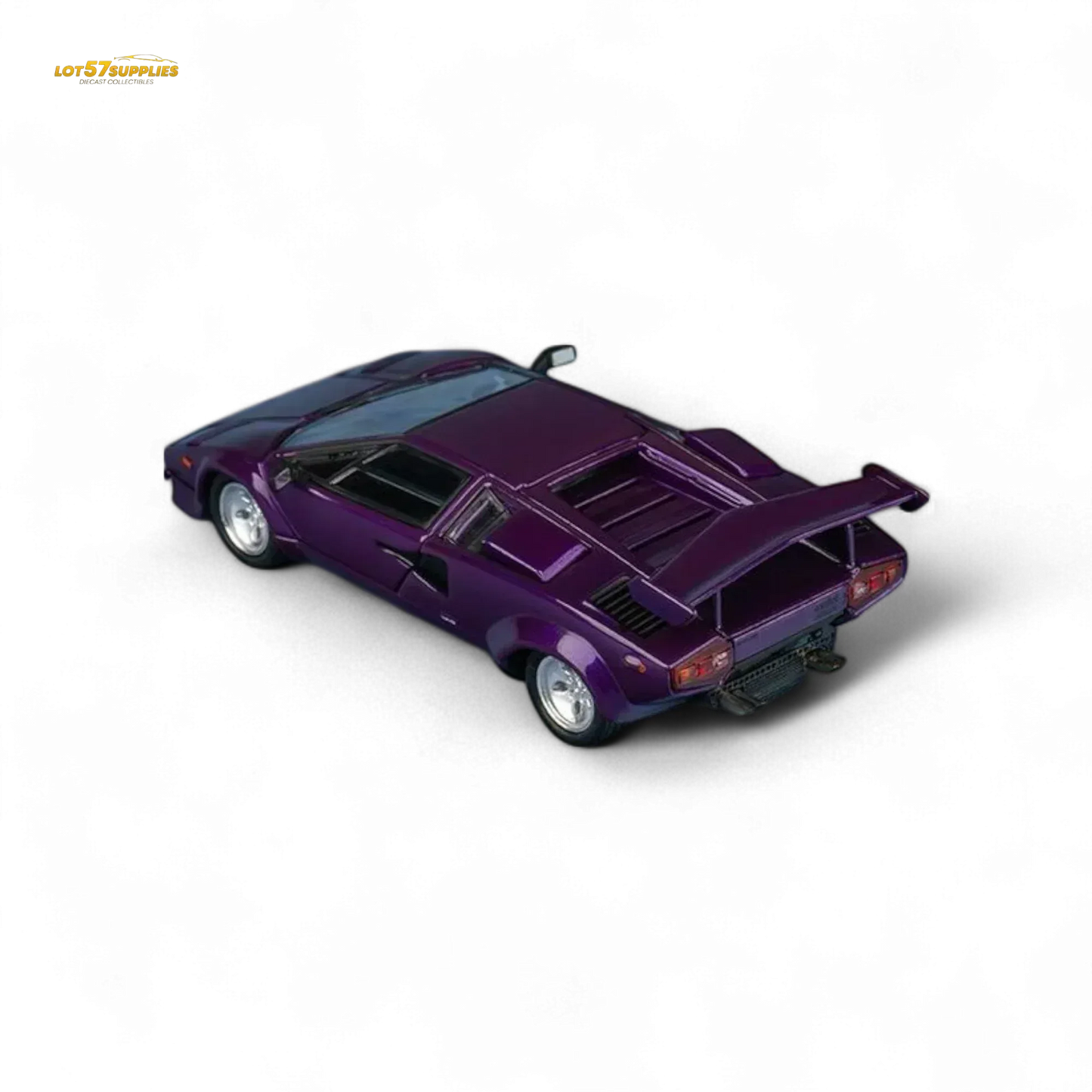 Findclassically Countach LP5000S - Metallic Purple w/ Wing 1:64 - ToylandEU