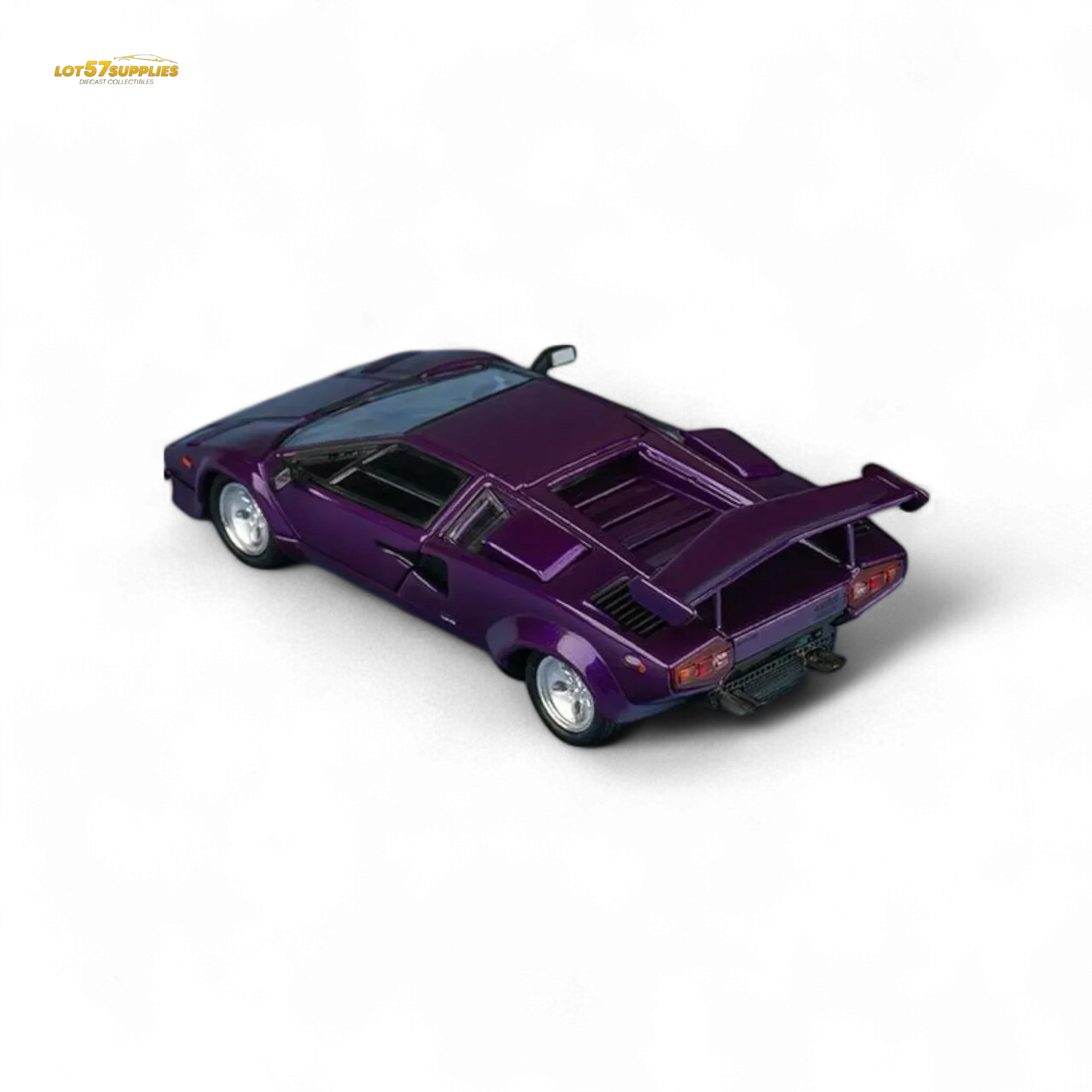 Findclassically Countach LP5000S - Metallic Purple w/ Wing 1:64 - ToylandEU
