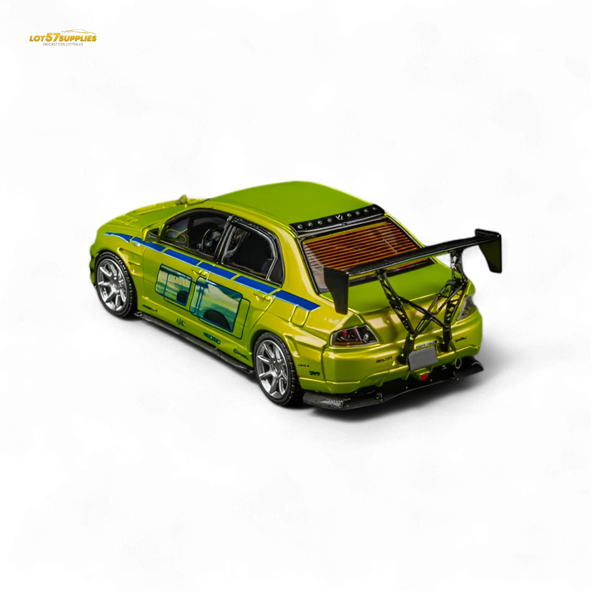 Findclassically Mitsubishi Lancer Evo 9 FNF Bryan Livery Green 1:64 - ToylandEU