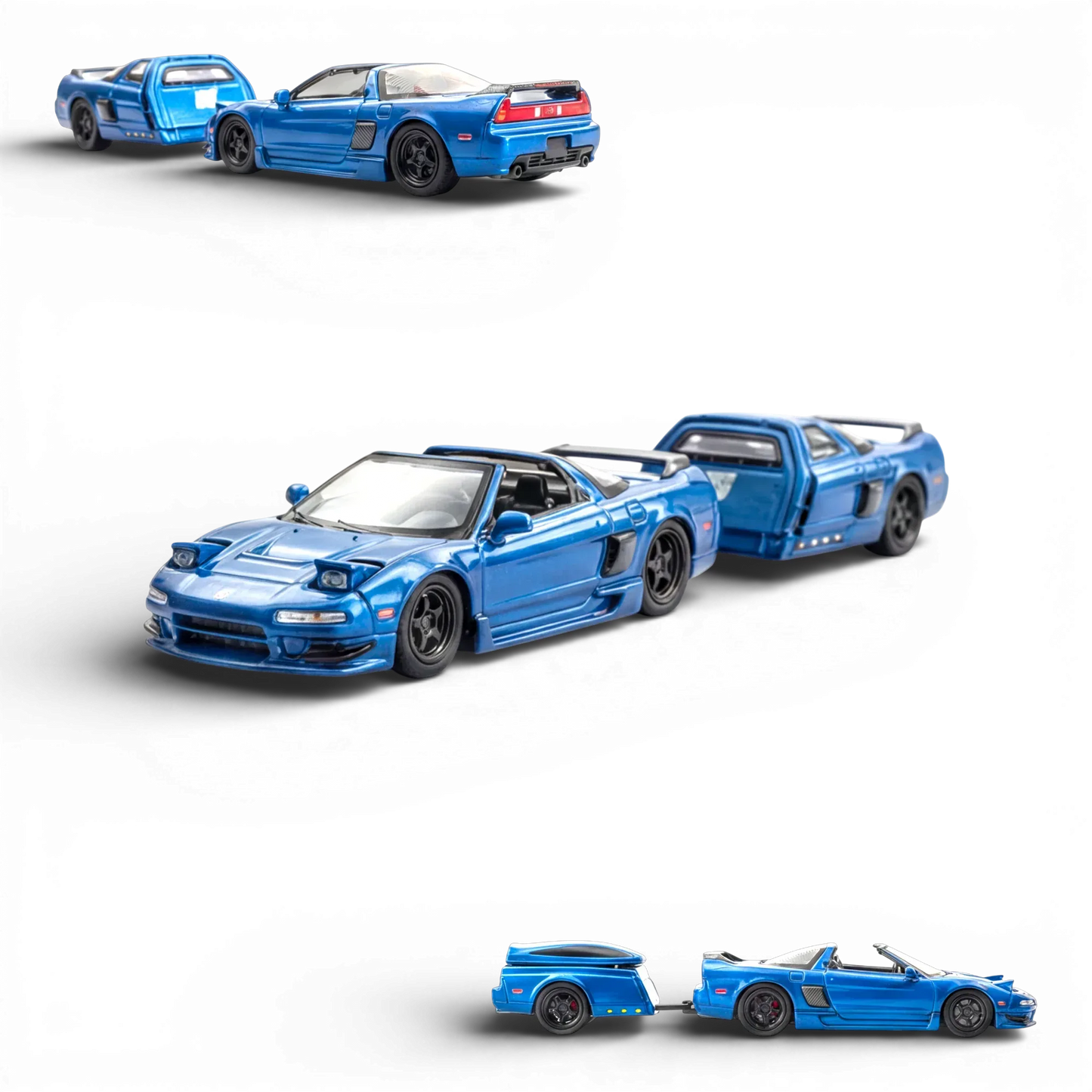 Findclassically NSX TRA Transparent Blue 1:64 - ToylandEU