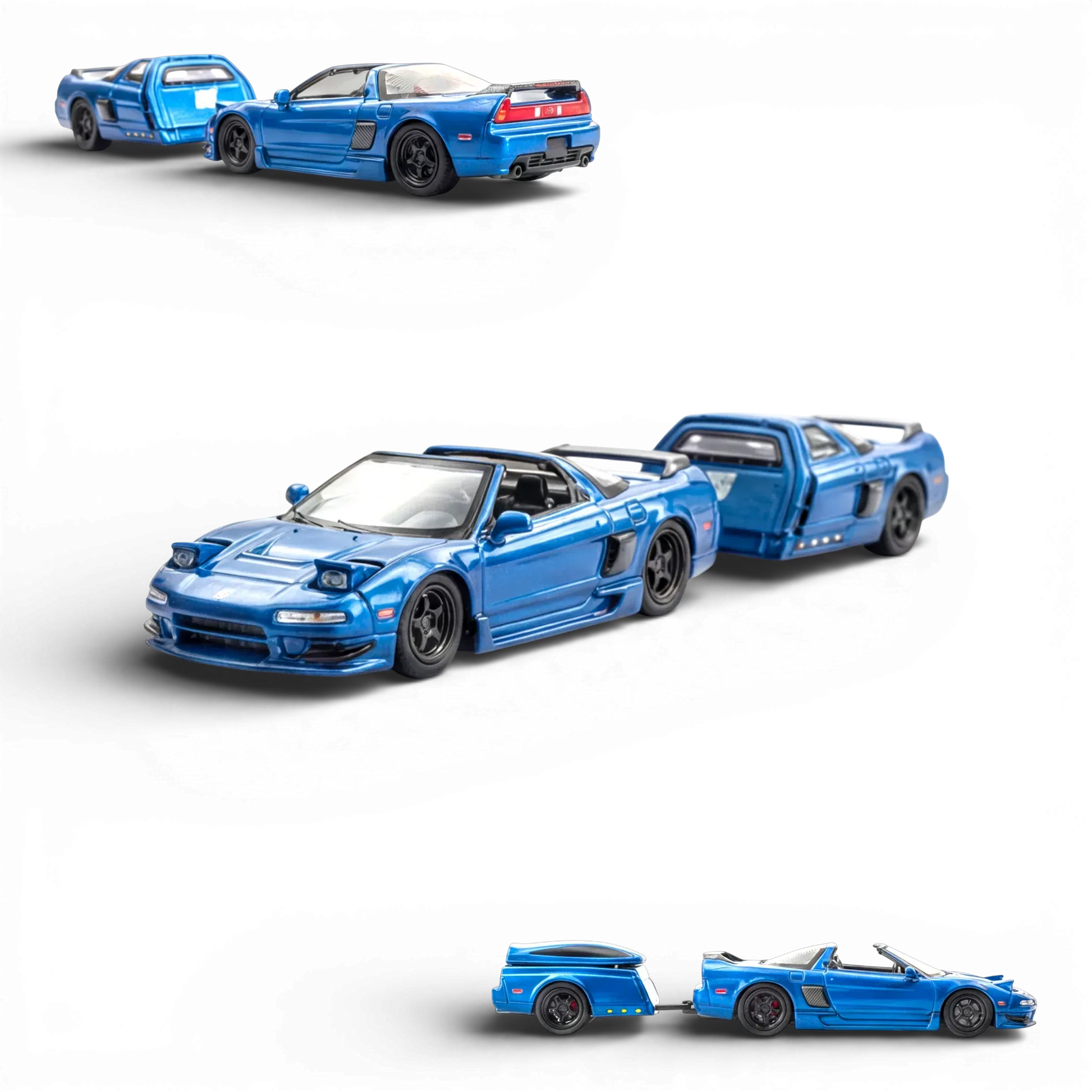 Findclassically NSX TRA Transparent Blue 1:64 - ToylandEU