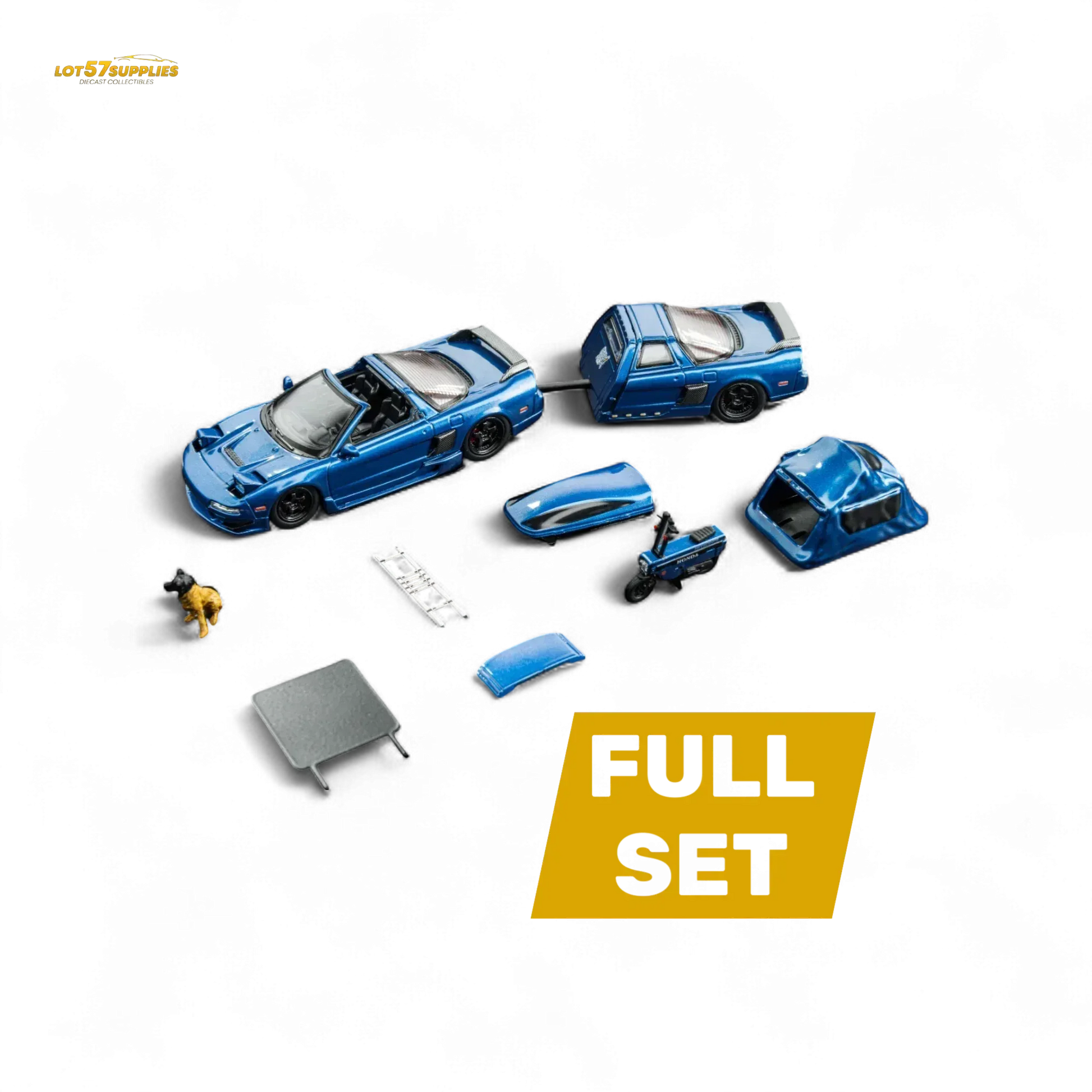Findclassically NSX TRA - Transparent Blue FULL Set 1:64 - ToylandEU