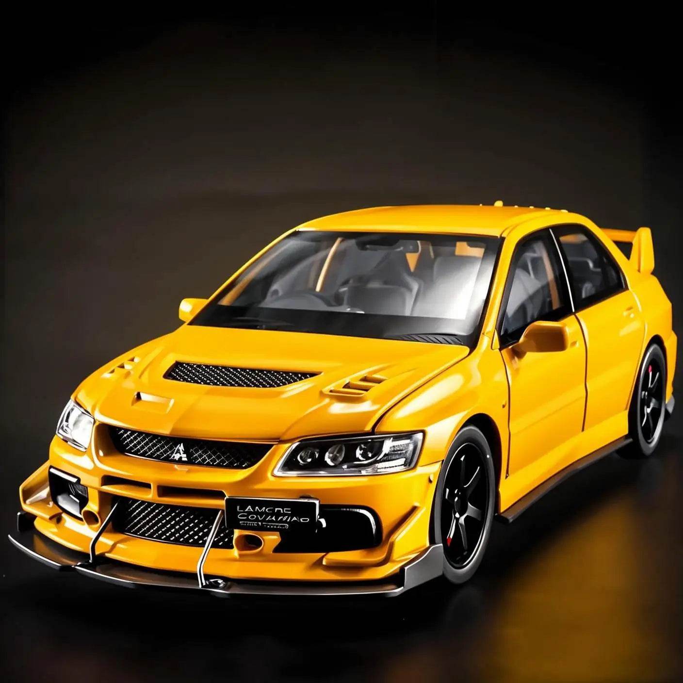 Fine Diecast Car Mitsubishi Lancer Evolution IX Sound Gift - ToylandEU