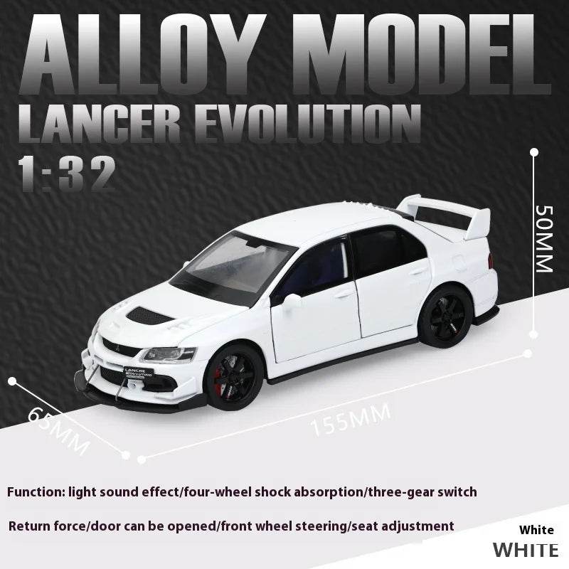 Fine Diecast Car Mitsubishi Lancer Evolution IX Sound Gift - ToylandEU