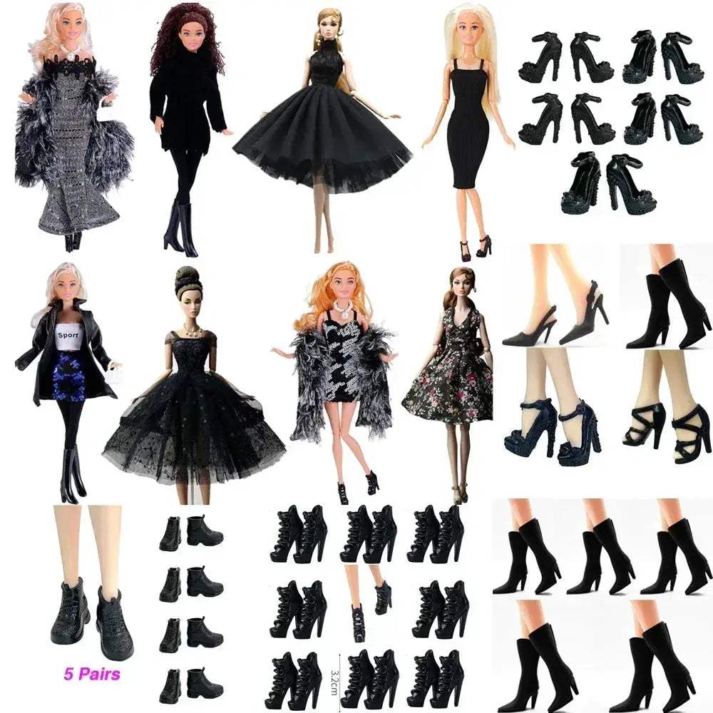  Fine Doll Shoes 11.5 Inch High Heel Boots Toyland EU -  ToylandEU™