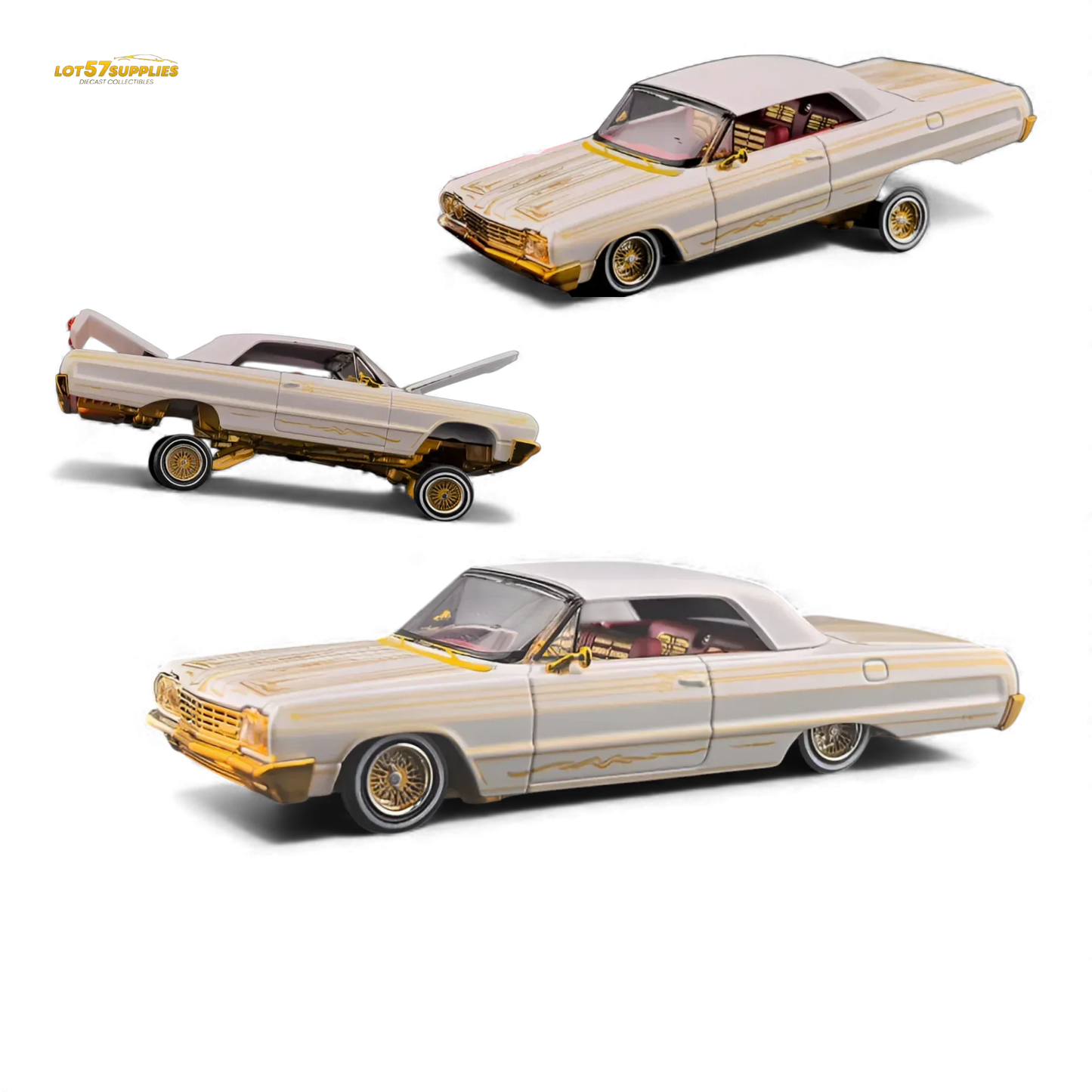 Fine Works64 Chevrolet Impala Diecast Model Premium Finish - ToylandEU