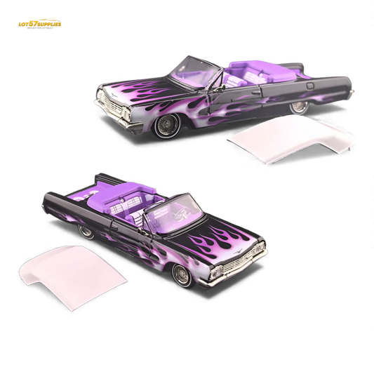  Chevrolet Impala Diecast Ghost Flame Opening Hood -  ToylandEU™