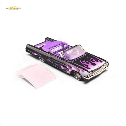  Chevrolet Impala Diecast Ghost Flame Opening Hood -  ToylandEU™