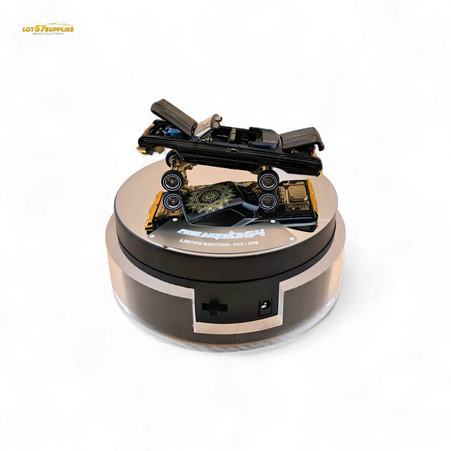 Chevrolet Impala Lowrider Diecast 1:64 Limited Black Gold Edition - ToylandEU