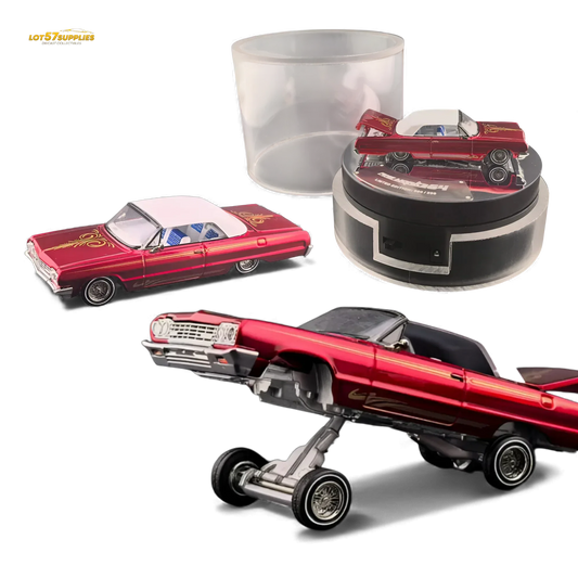  Chevrolet Impala 1:64 Transparent Red Luxury Edition -  ToylandEU™