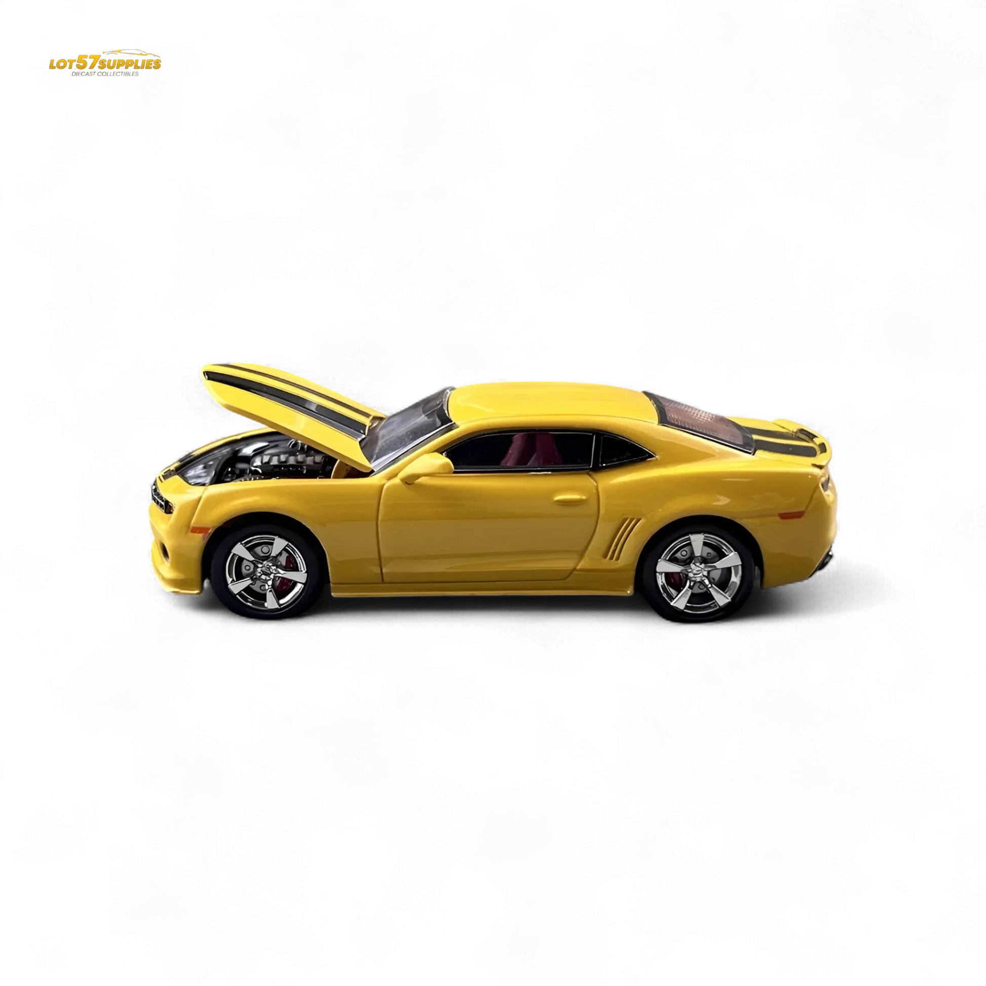 Chevrolet Camaro Diecast 1 64 Scale Bumblebee Yellow Premium Detail - ToylandEU