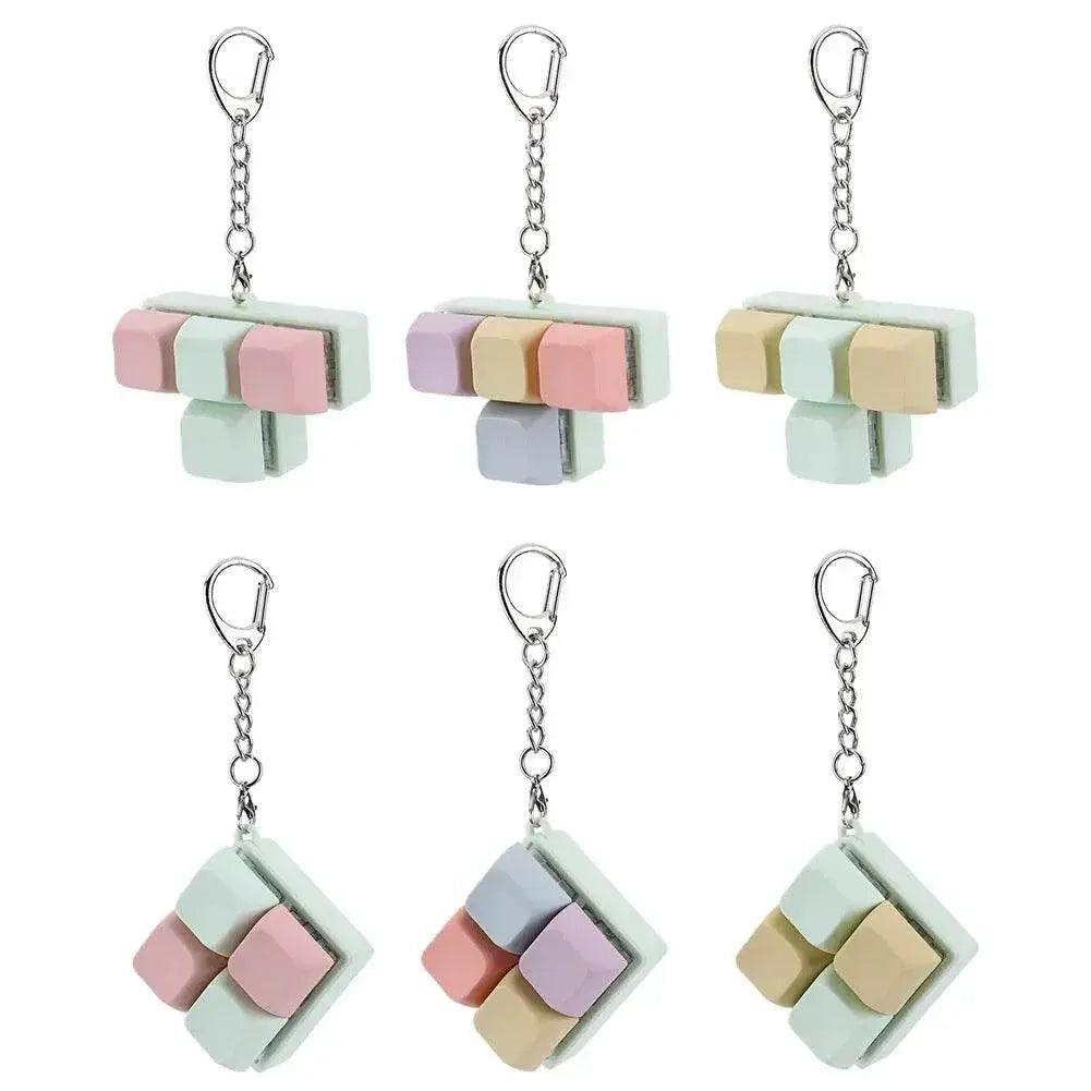  Finger Keyboard Fidget Toys 4 Keys Keyboard Clicker Toy Decompress Fingertip Keychain Finger Calming Keychain Stress Relief Toy -  ToylandEU™