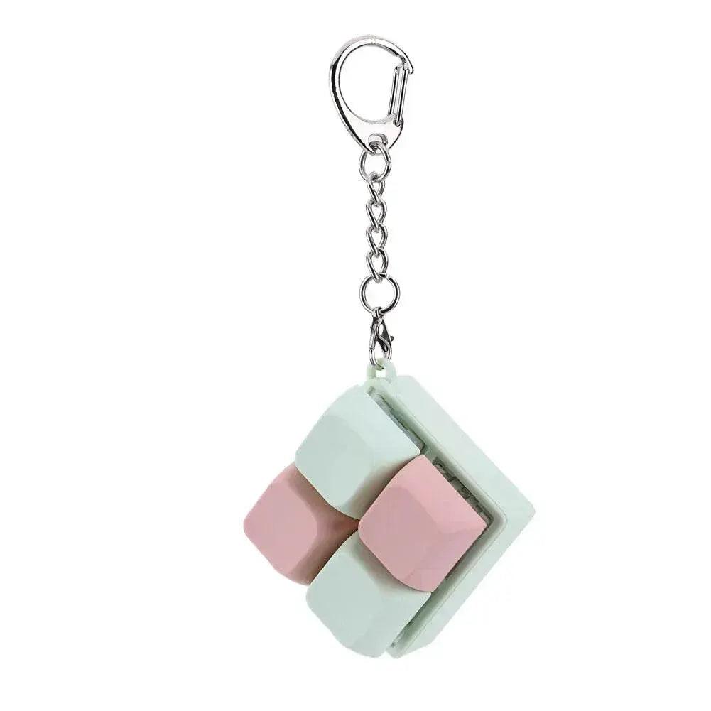  Finger Keyboard Fidget Toys 4 Keys Keyboard Clicker Toy Decompress Fingertip Keychain Finger Calming Keychain Stress Relief Toy -  ToylandEU™