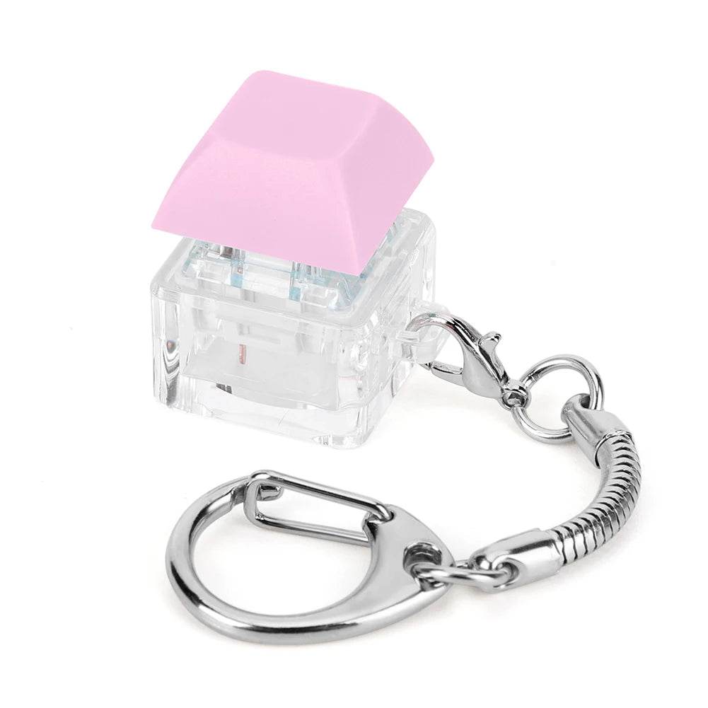 Finger Keyboard Fidget Toys 4 Keys Keyboard Clicker Toy Decompress Fingertip Keychain Finger Calming Keychain Stress Relief Toy - ToylandEU