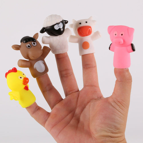 Mini Animal Finger Puppets - Set of Educational Plastic Toys ToylandEU.com Toyland EU