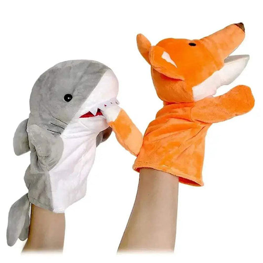  Finger Puppets Soft Plush Bear Shark Kids Learning -  ToylandEU™