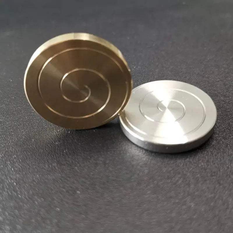  Desktop Coin Fingertip Gyro Transfer Good Luck Gyro Interest Pocket Toy Stainless Steel Gyro Adult Fingertip Toy For Children -  ToylandEU™