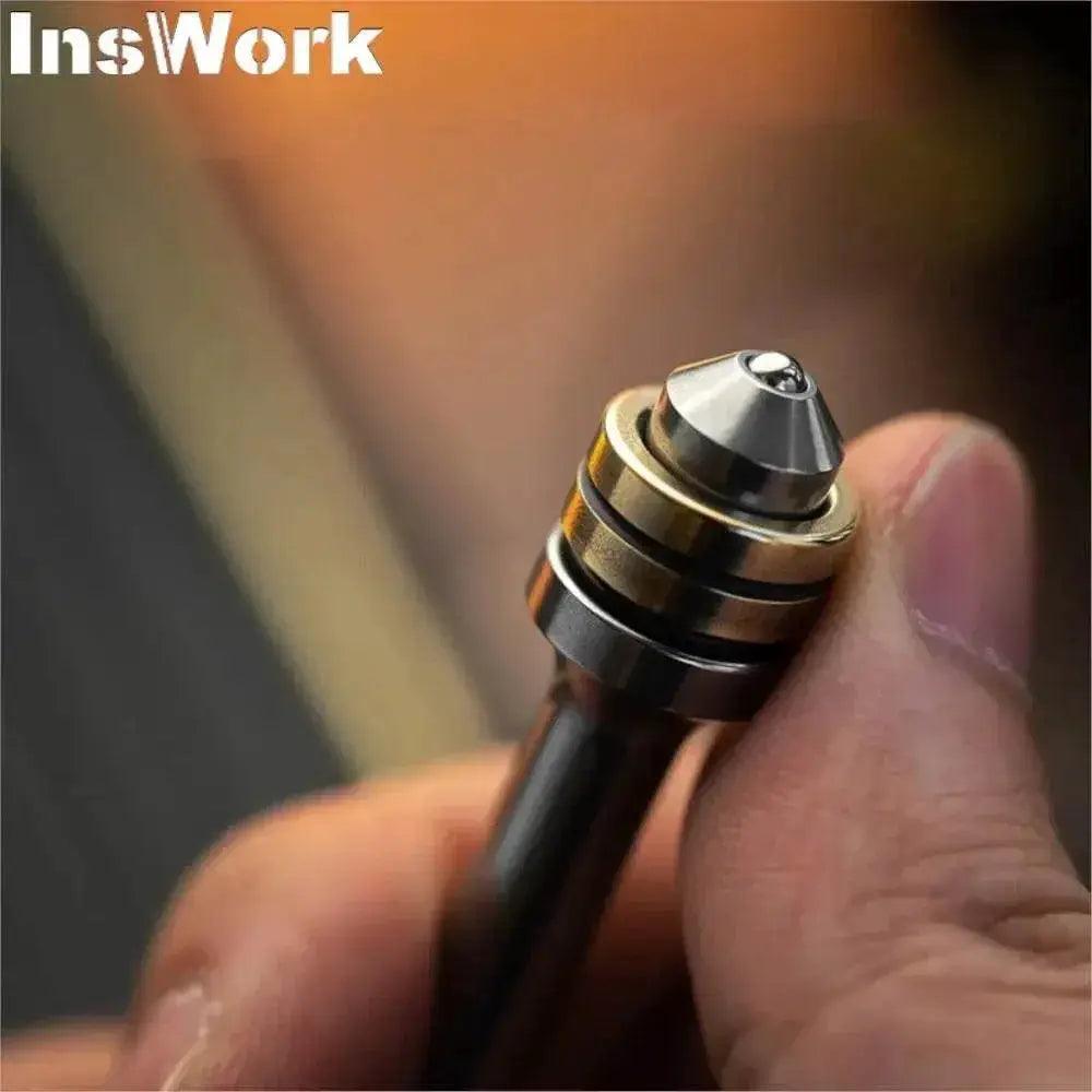  LAUTIE Fingertip Gyro NOIZ C-NANO EDC Out Of Print Decompression Luminous Metal Fidget Toy -  ToylandEU™