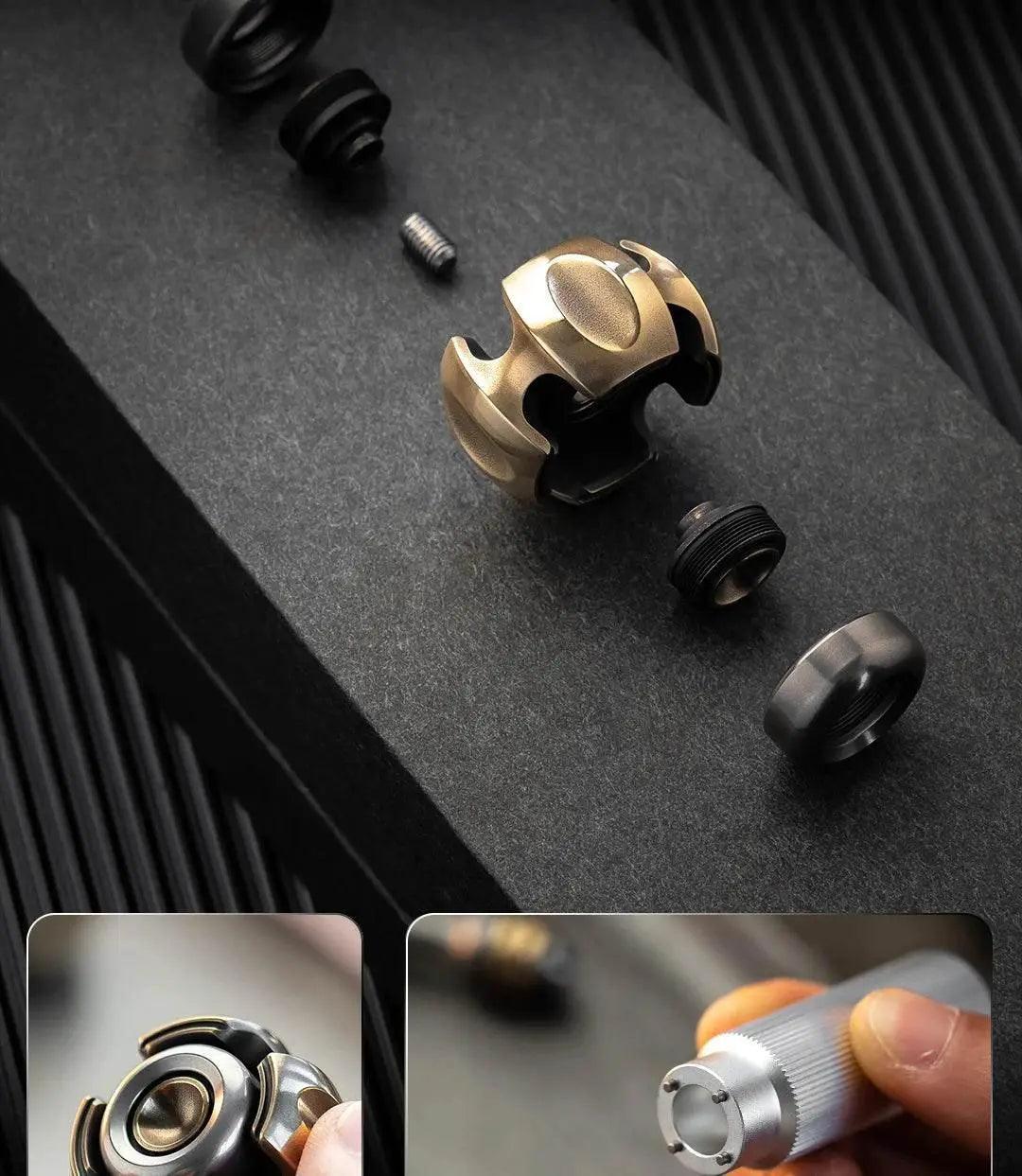  LAUTIE Fingertip Gyro NOIZ C-NANO EDC Out Of Print Decompression Luminous Metal Fidget Toy -  ToylandEU™