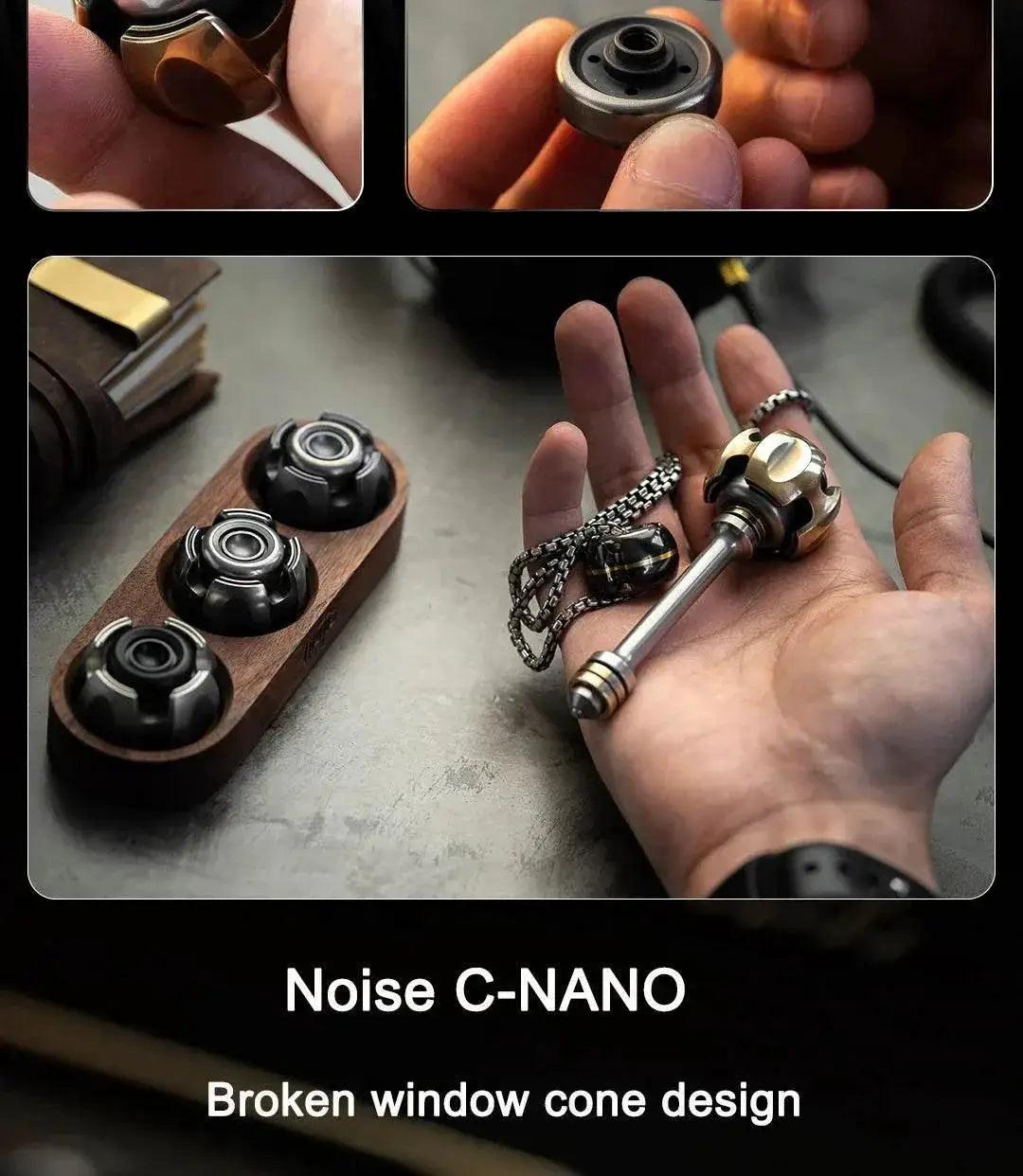  LAUTIE Fingertip Gyro NOIZ C-NANO EDC Out Of Print Decompression Luminous Metal Fidget Toy -  ToylandEU™