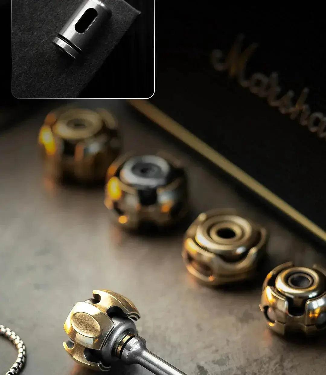  LAUTIE Fingertip Gyro NOIZ C-NANO EDC Out Of Print Decompression Luminous Metal Fidget Toy -  ToylandEU™