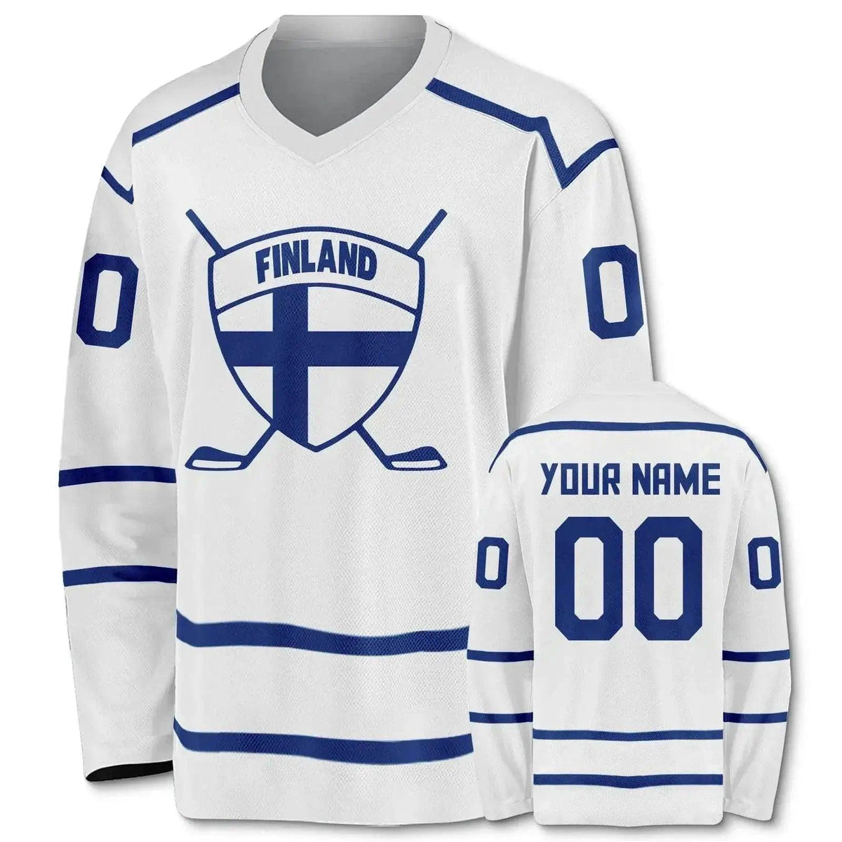  Customizable Finland Ice Hockey Jersey for All Ages - Men, Women, Youth, and Kids - Personalized Name and Number Training Shirt for Danish Fans -  ToylandEU™