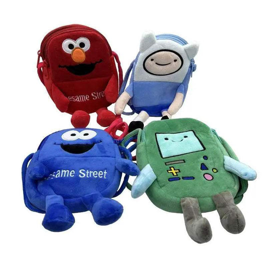 Finn & Jake Plush Crossbody Bag - Adorable Coin Purse & Phone Holder - ToylandEU