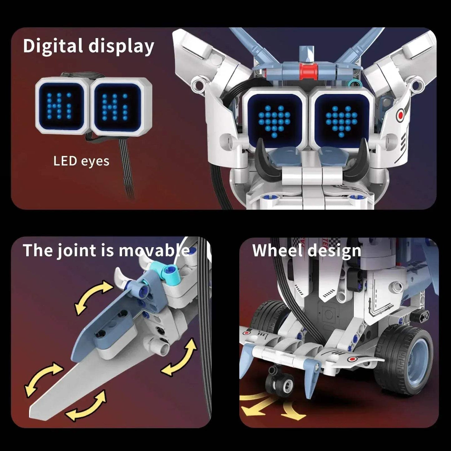 Fire Breathing Dragon Five In One Programmable STEM Robot Toy - ToylandEU