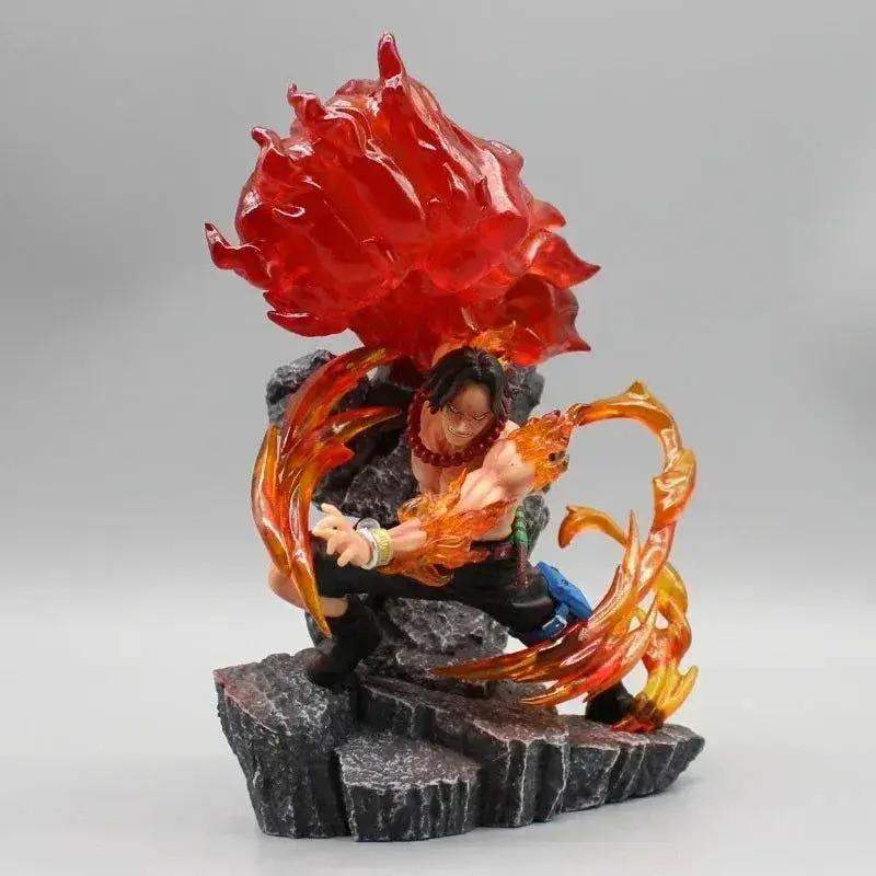 Fiery Portgas D. Ace One Piece Figure PVC Statue 18CM - ToylandEU