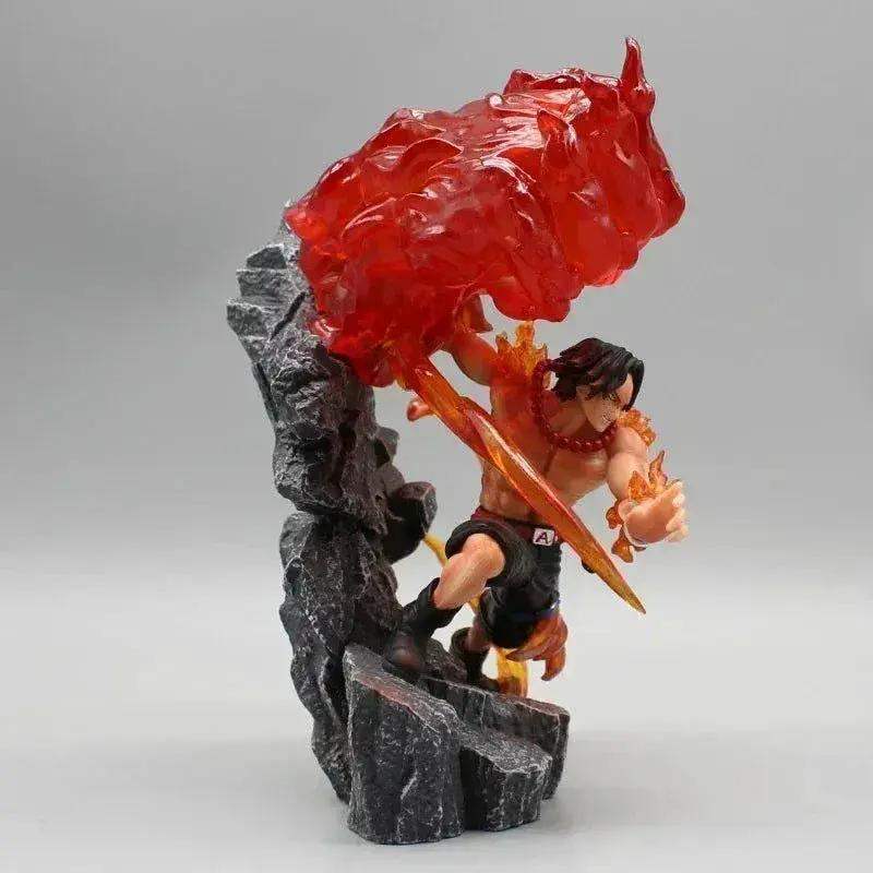 Fiery Portgas D. Ace One Piece Figure PVC Statue 18CM - ToylandEU