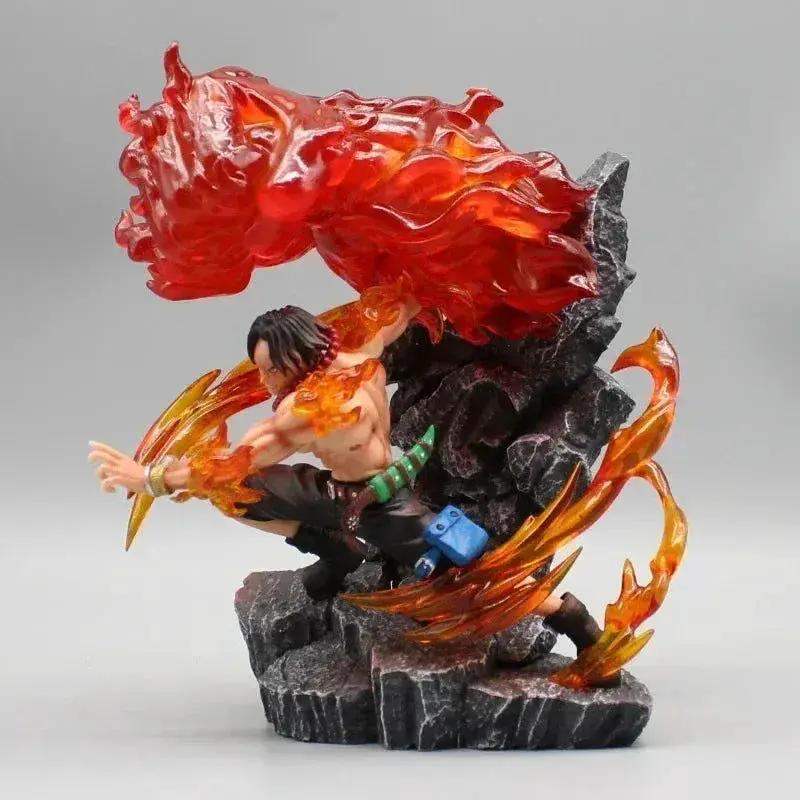 Fiery Portgas D. Ace One Piece Figure PVC Statue 18CM - ToylandEU