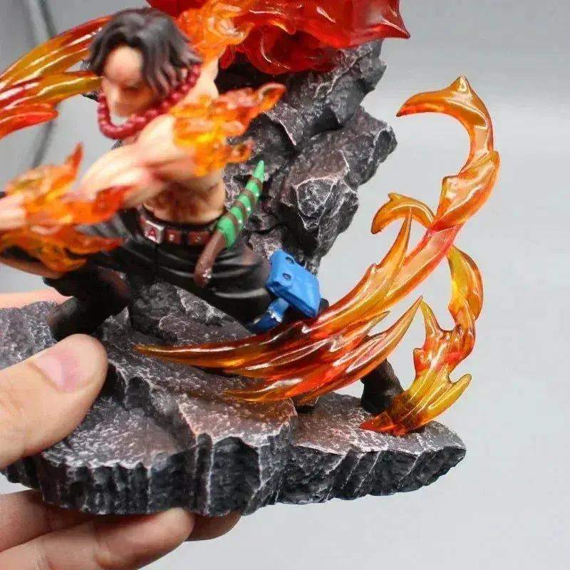 Fiery Portgas D. Ace One Piece Figure PVC Statue 18CM - ToylandEU