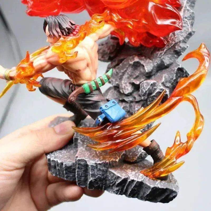 Fiery Portgas D. Ace One Piece Figure PVC Statue 18CM - ToylandEU