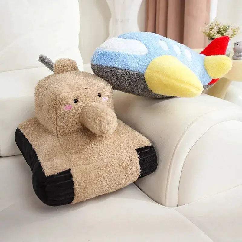 Fire Truck Plush Toy For Kids Soft Safe Birthday Gift - ToylandEU