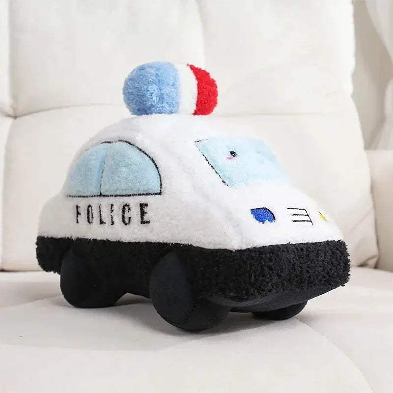 Fire Truck Plush Toy For Kids Soft Safe Birthday Gift - ToylandEU