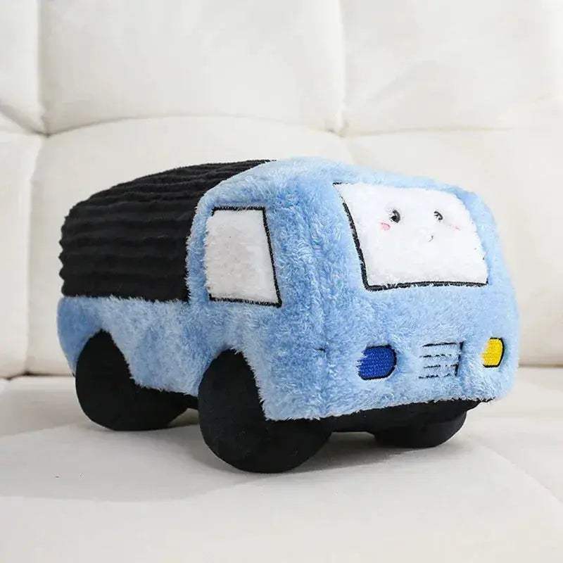 Fire Truck Plush Toy For Kids Soft Safe Birthday Gift - ToylandEU