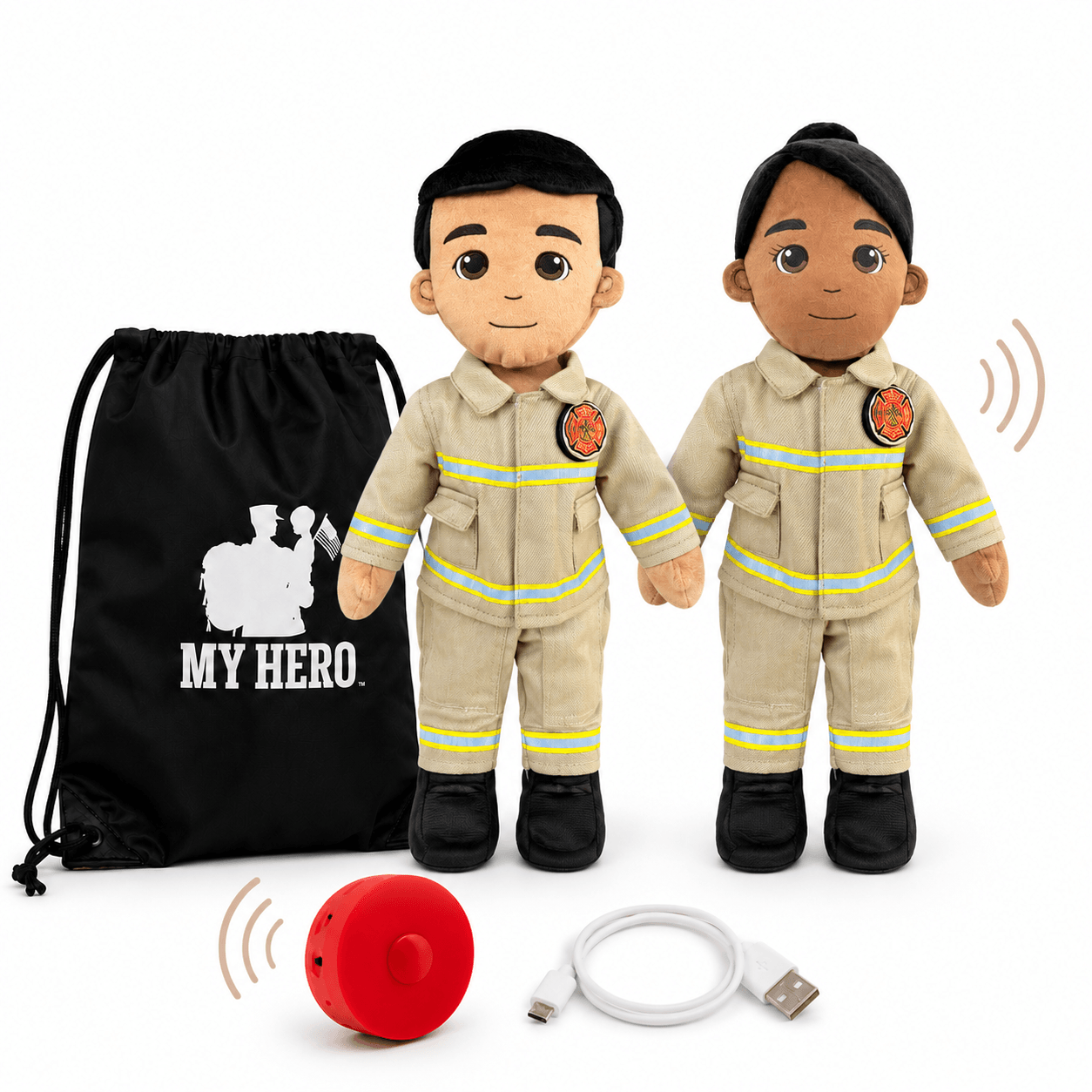  Firefighter Doll | Fireman Doll & Recordable Plush 
