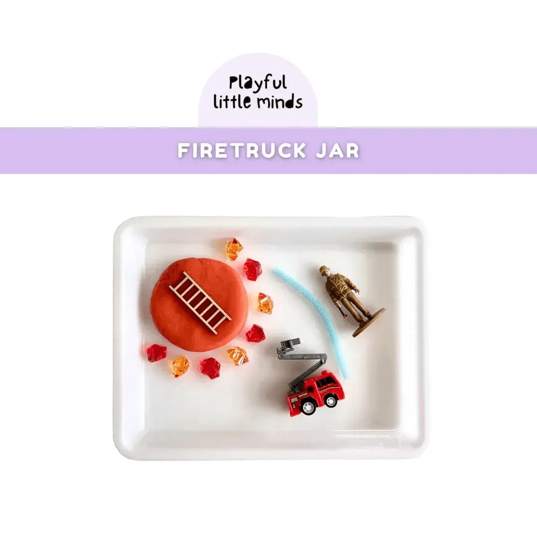 Firetruck Playdough Sensory Toy Kit - ToylandEU