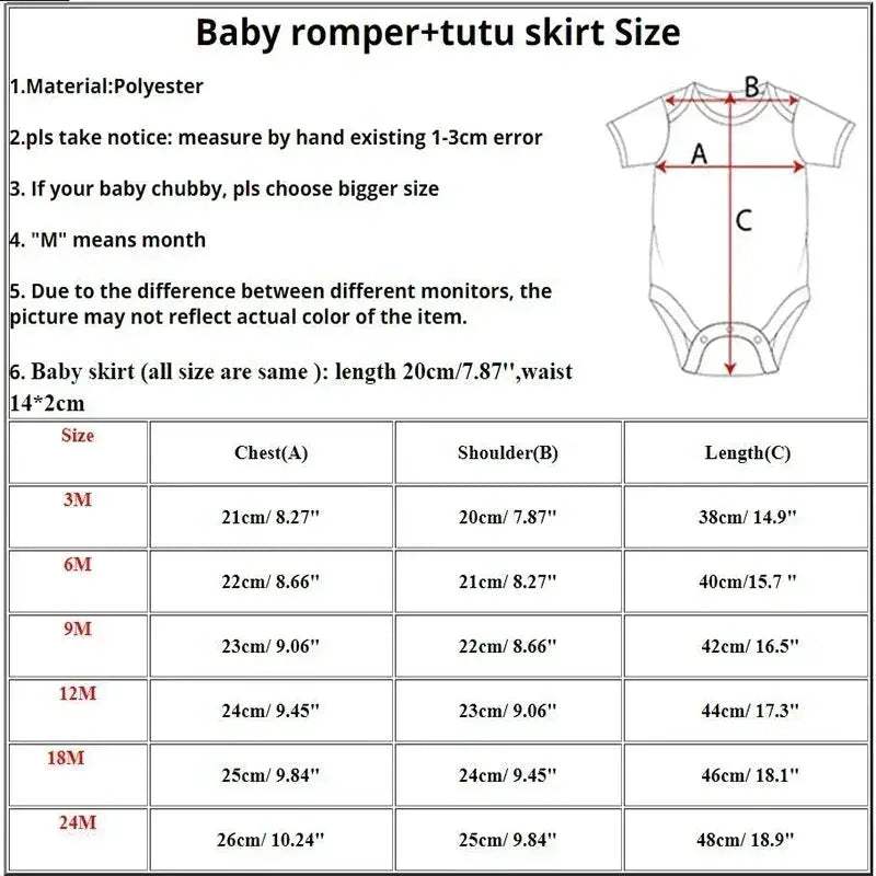 First Christmas Baby Romper Tutu Set With Deer Print - ToylandEU