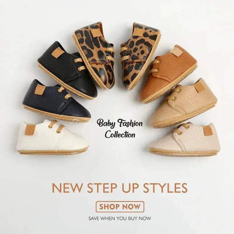  First Walkers Shoes for Baby Anti Slip Rubber Sole -  ToylandEU™