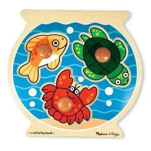  Fish Bowl Jumbo Knob Puzzle Toddlers Develops Skills -  ToylandEU™
