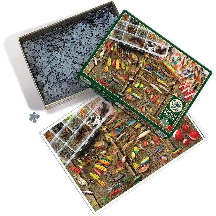 Fishing Lures Jigsaw Puzzle 1000 Piece Made in USA - ToylandEU