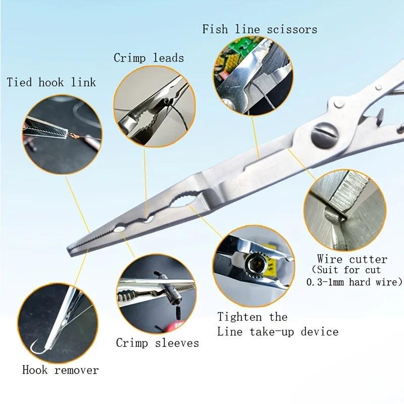 Fishing Pliers Hook Remover and Line Cutter Toylandeu™