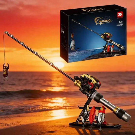  Fishing Rod Building Blocks Diy Educational Kit Kids -  ToylandEU™