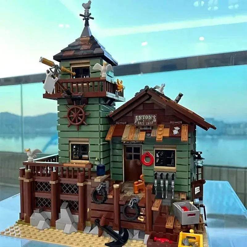 Fishing Village Building Block Set 2615 Piece Educational Lego Compatible - ToylandEU