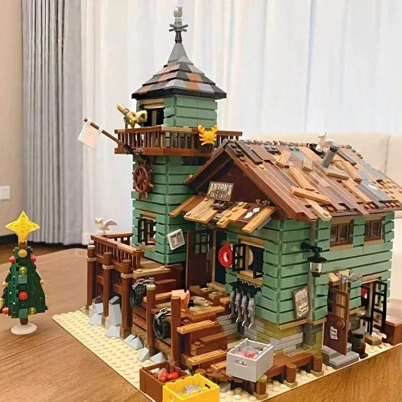 Fishing Village Building Block Set 2615 Piece Educational Lego Compatible - ToylandEU