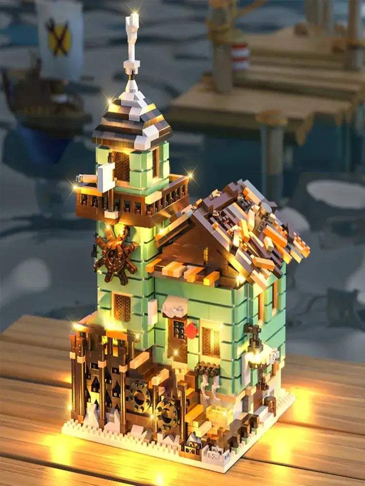 Fishing Village Building Block Set 2615 Piece Educational Lego Compatible - ToylandEU